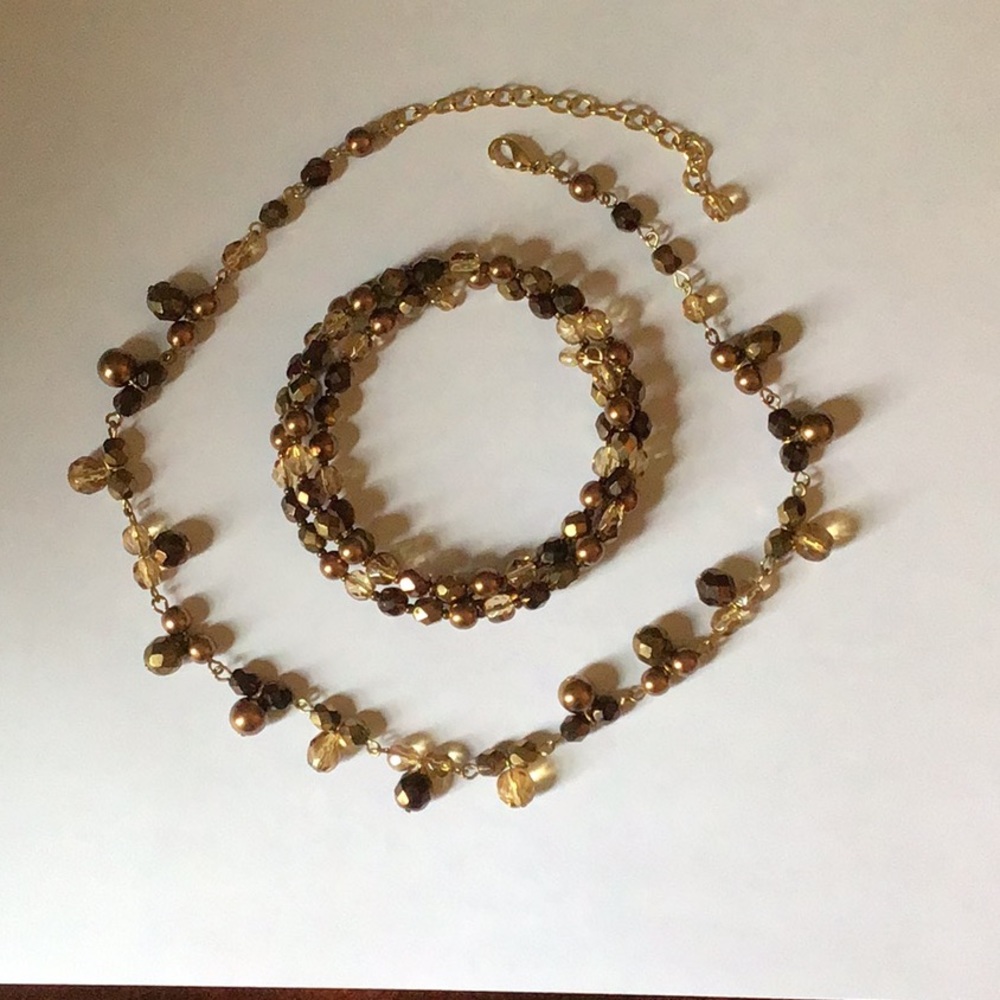 Boho Necklace & Bracelet Set
